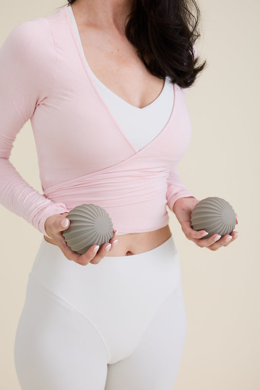 Balles de Pilates 3.3 lbs — Renforcement, Massage & Stabilité | Glow and Flow