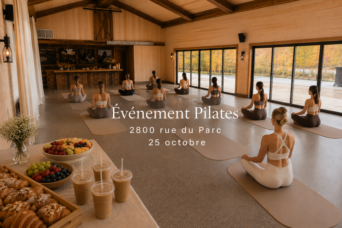 PILATES & BRUNCH — 2800 DU PARC | 25 OCTOBRE
